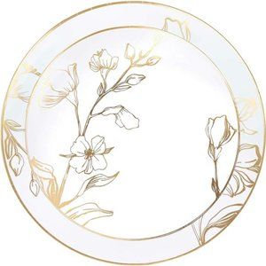 32 Piece Combo Plates Set includes 16-7'' inch Plates & 16-10'' inch Plates